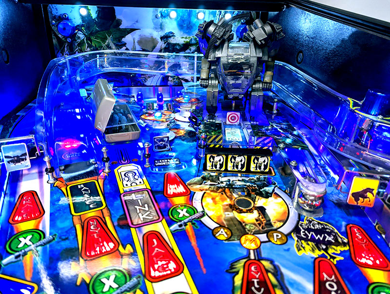 Avatar Pinball Machine - Upper Playfield